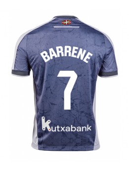 Real Sociedad Ander Barrenetxea #7 Gostujuci Dres 2025-26 Kratak Rukavima